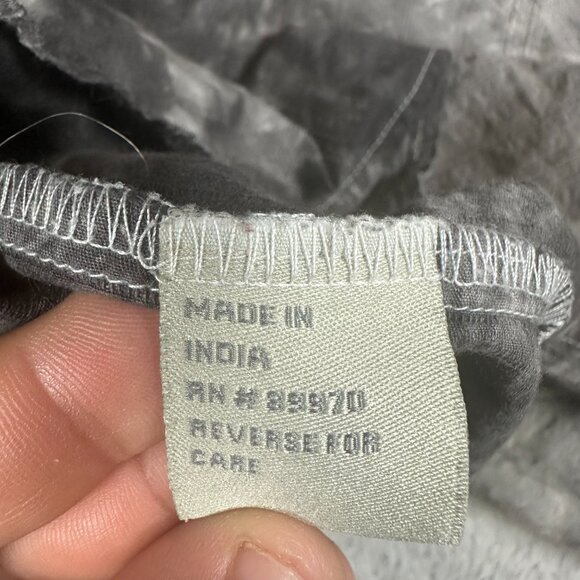 Vintage Y2K Eighty Eight Long Sleeve Shirt Size XL Gray Button Up Grunge Goth - Picture 13 of 14